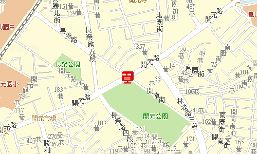 開元路郵局地圖