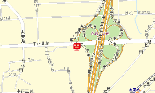 永康鹽行郵局地圖