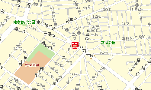 東門郵局地圖