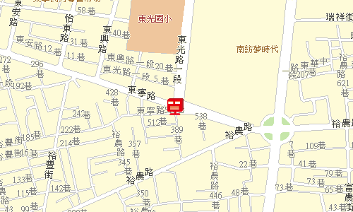 東寧路郵局地圖