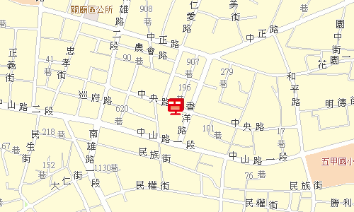 關廟郵局地圖