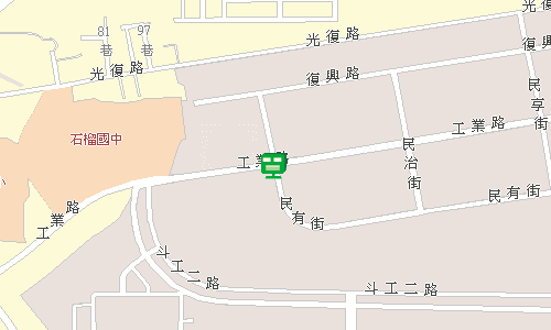 斗六石榴郵局地圖