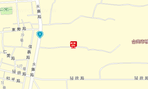 楠西郵局地圖