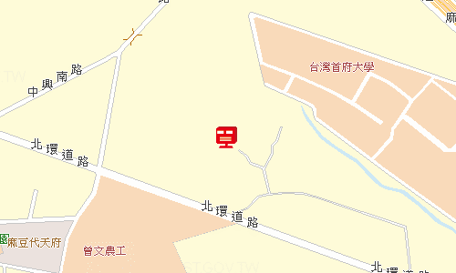 麻豆總爺郵局地圖