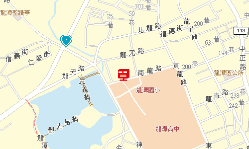 龍潭郵局地圖