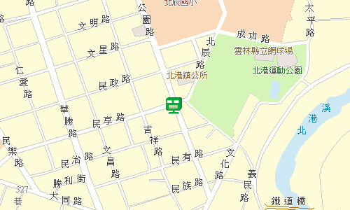 北港郵局地圖