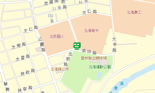 北港郵局地圖