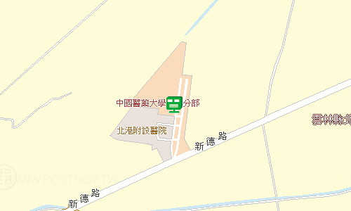 北港郵局地圖