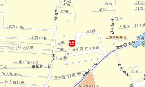 三重郵局郵務科投遞股地圖