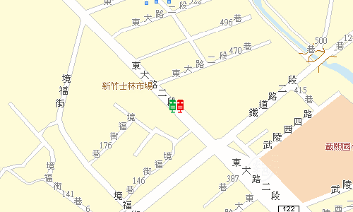 樹林頭郵局地圖