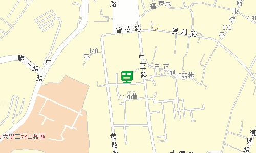 苗栗郵局郵務股地圖