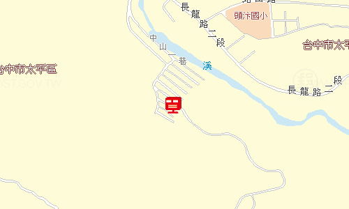 太平宜欣郵局郵務股地圖