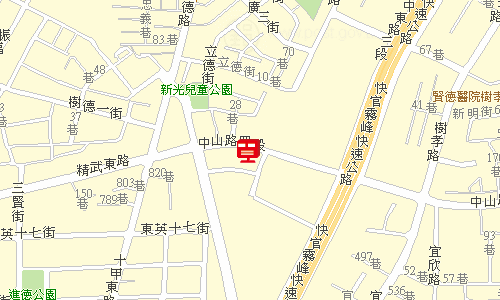 太平宜欣郵局郵務股地圖