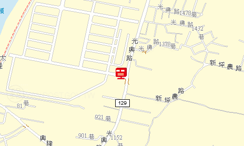 太平宜欣郵局郵務股地圖
