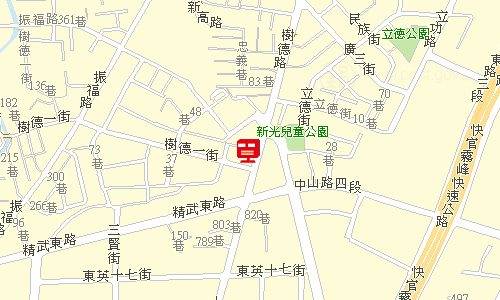 太平宜欣郵局郵務股地圖