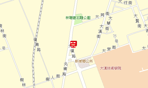 花蓮郵局郵務科地圖