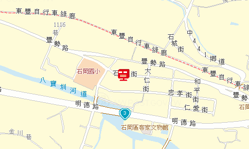 東勢郵局地圖