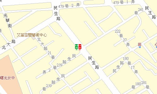 民生路郵局地圖