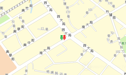 西大路郵局地圖