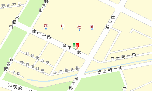 建中郵局地圖