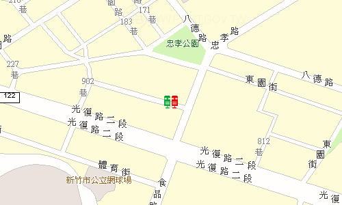 東園郵局地圖