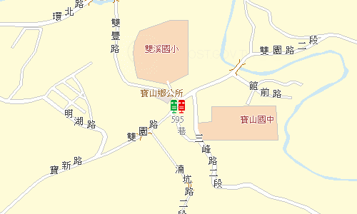 寶山郵局地圖