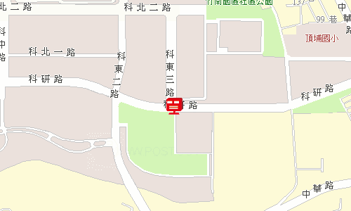 竹南科學園郵局地圖