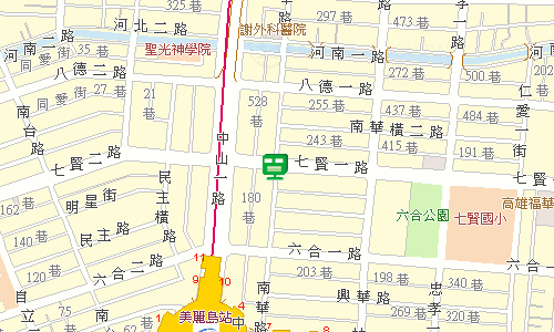 高雄順昌郵局地圖