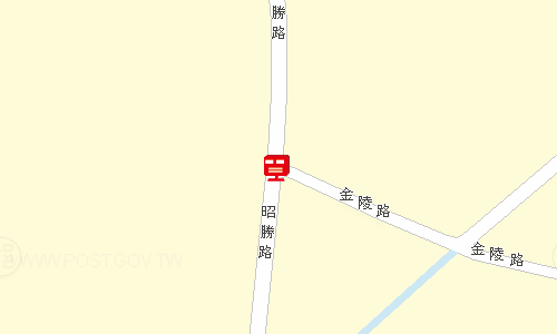 屏東內埔郵局地圖