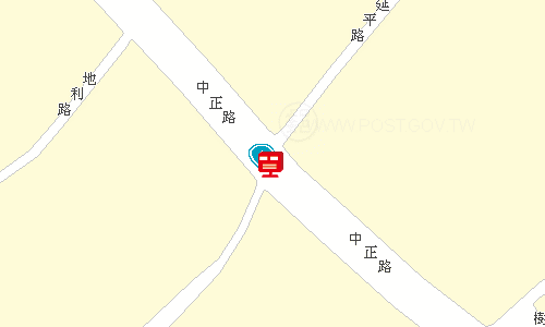 屏東內埔郵局地圖