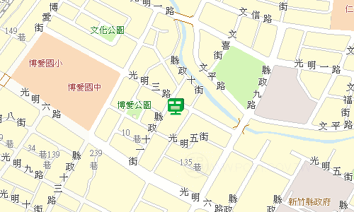 竹北郵局地圖