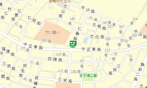 竹北郵局地圖