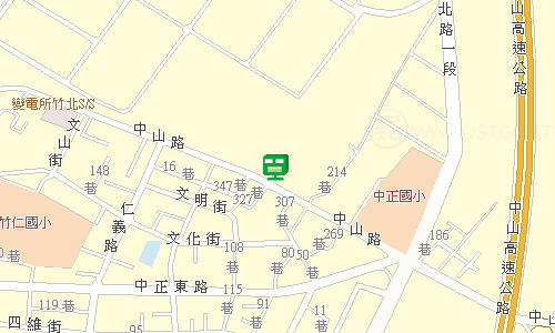 竹北郵局地圖