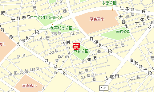 三重郵局郵務科投遞股地圖