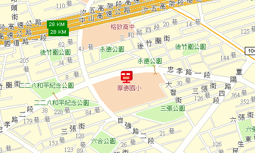 三重郵局郵務科投遞股地圖