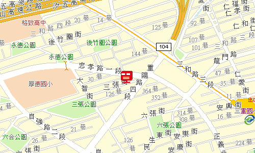 三重郵局郵務科投遞股地圖