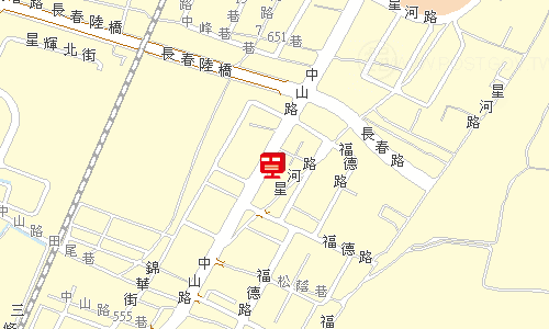 台中港郵局郵務股地圖