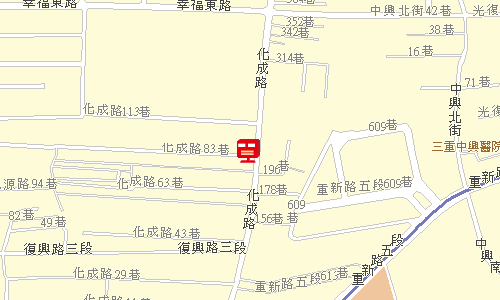 新莊郵局(三重36支)地圖