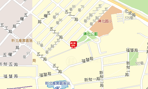 新莊郵局(三重36支)地圖