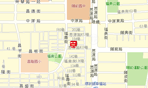 新莊郵局(三重36支)地圖
