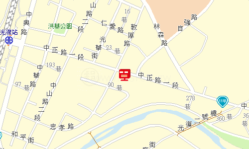 光復郵局地圖