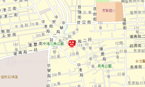 新莊郵局(三重36支)地圖