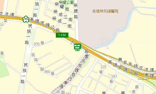 左營榮總郵局地圖