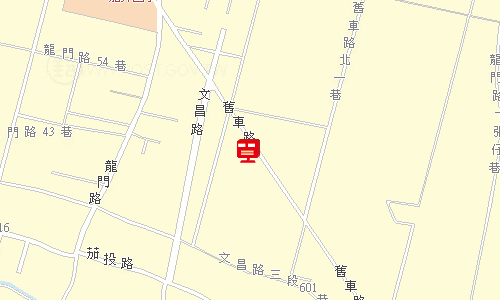 台中港郵局郵務股地圖