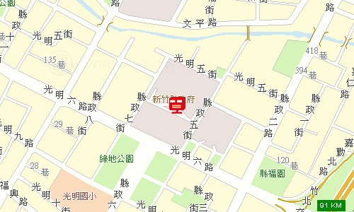 竹北郵局地圖