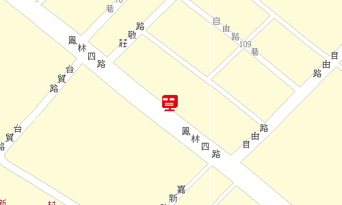大寮中興郵局地圖