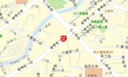 臺中郵局快包一股地圖