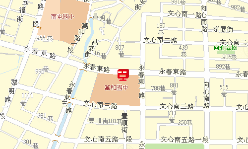 臺中郵局快包一股地圖