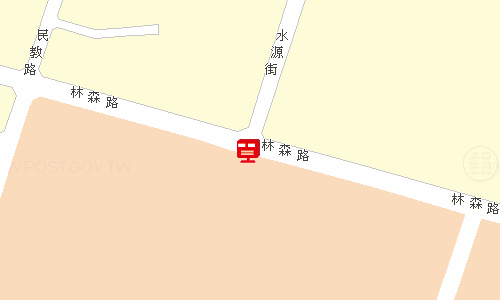 屏東郵局郵務股地圖
