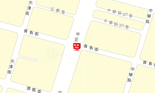 屏東郵局郵務股地圖